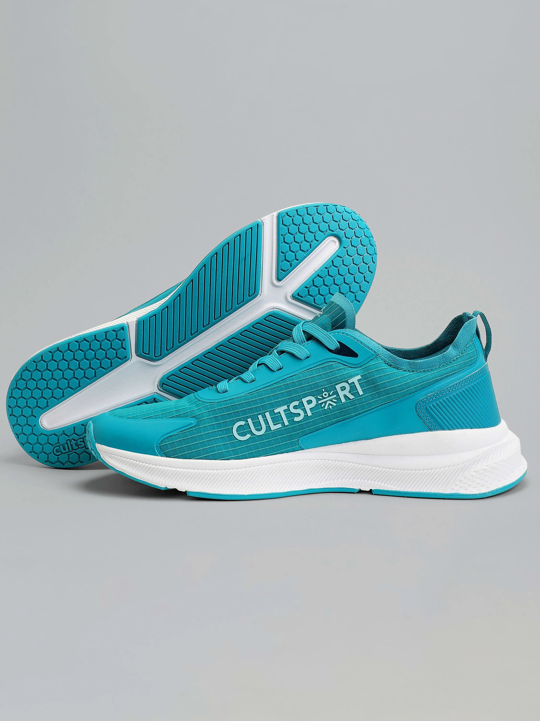 Comfort Men Running Shoes - Sea Green