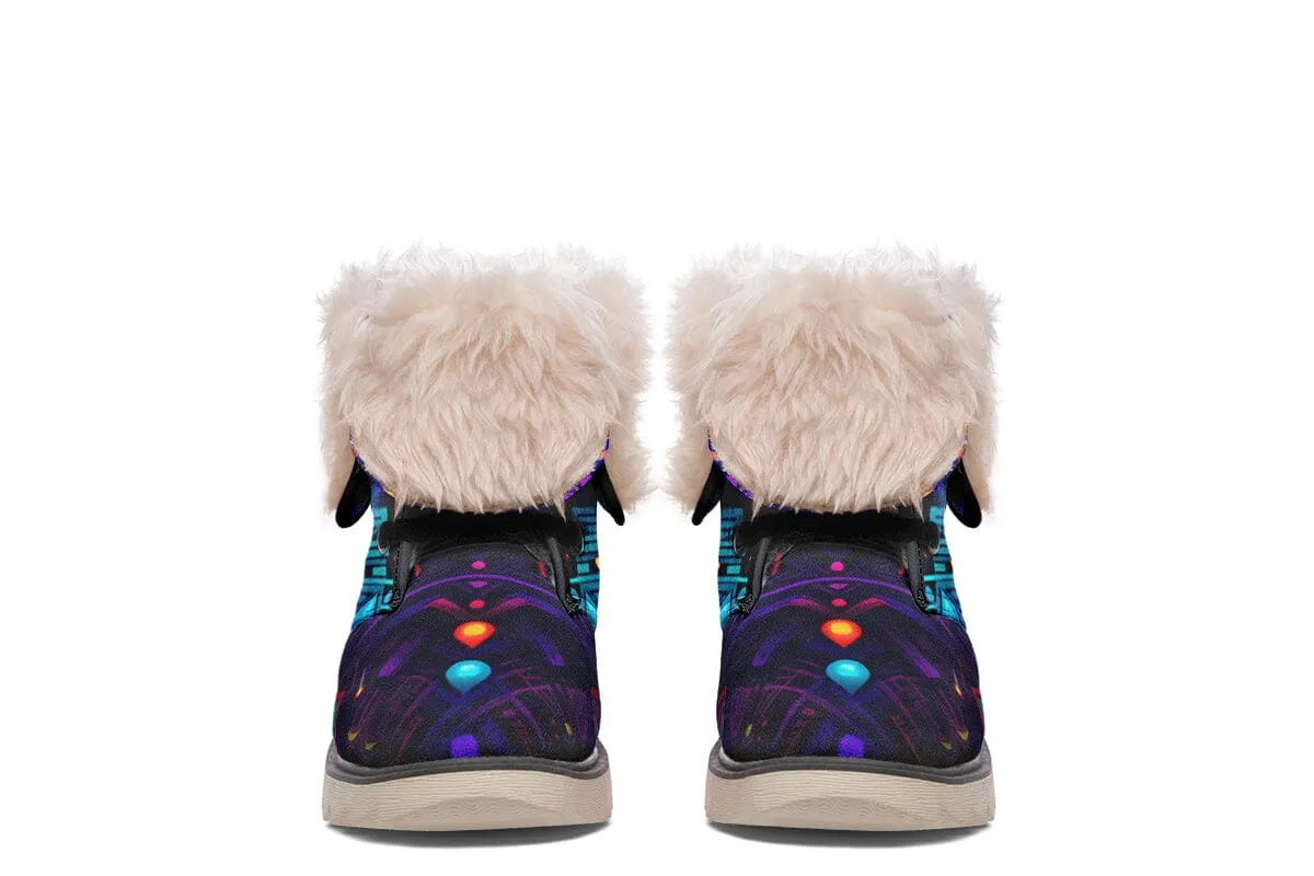 Cyber Night Moon Boots