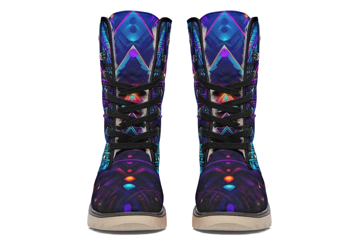 Cyber Night Moon Boots