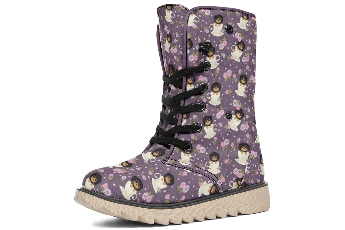 Dachshund Cup Of Tea Polar Vibe Boots
