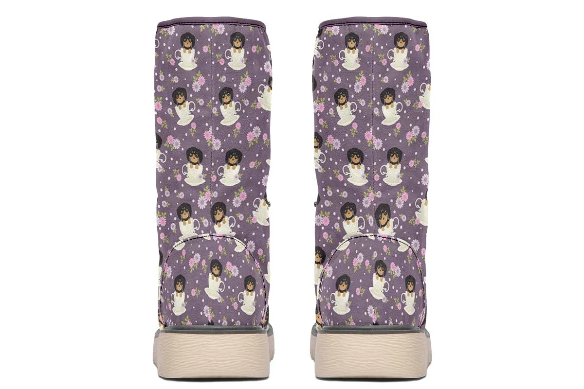 Dachshund Cup Of Tea Polar Vibe Boots