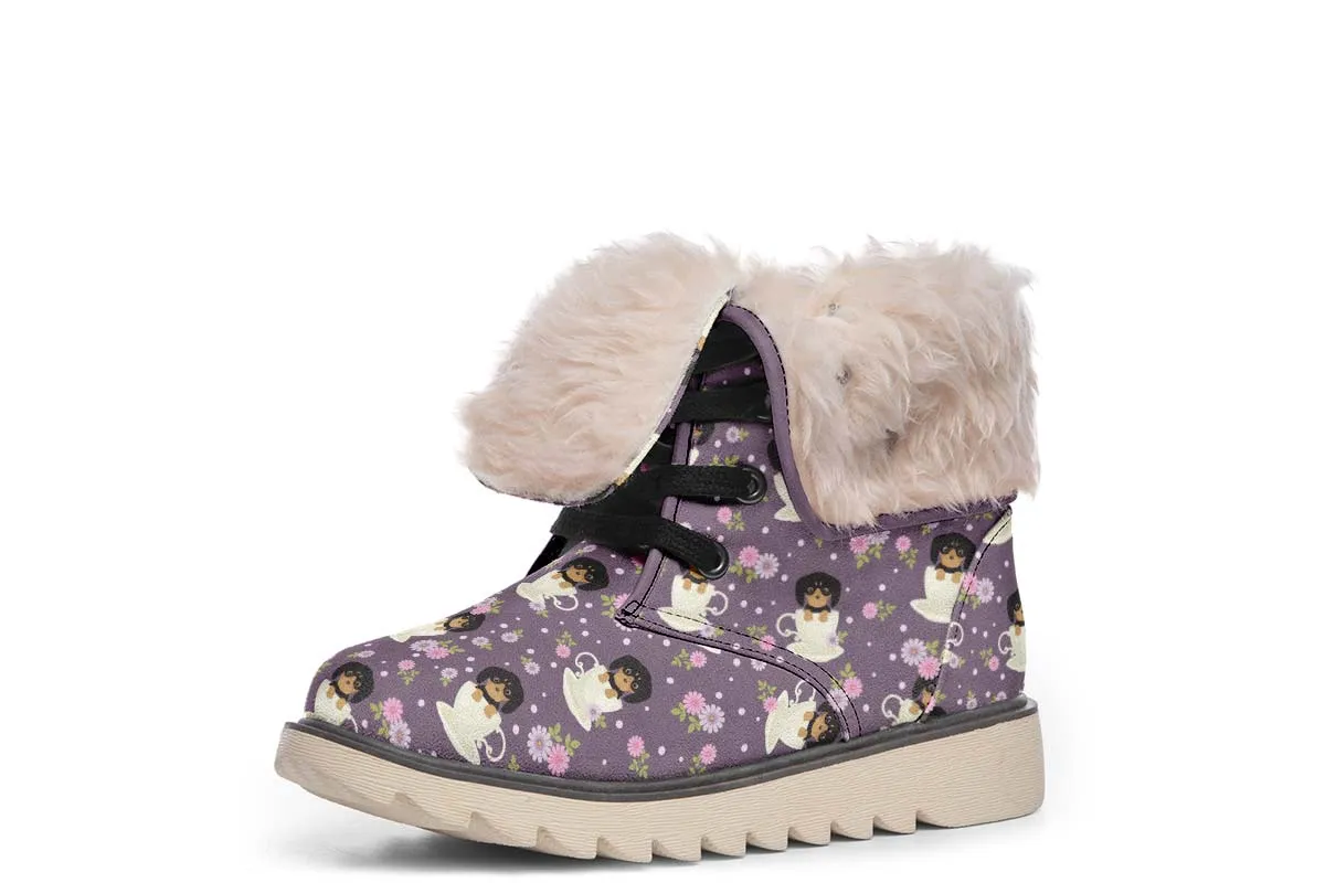 Dachshund Cup Of Tea Polar Vibe Boots