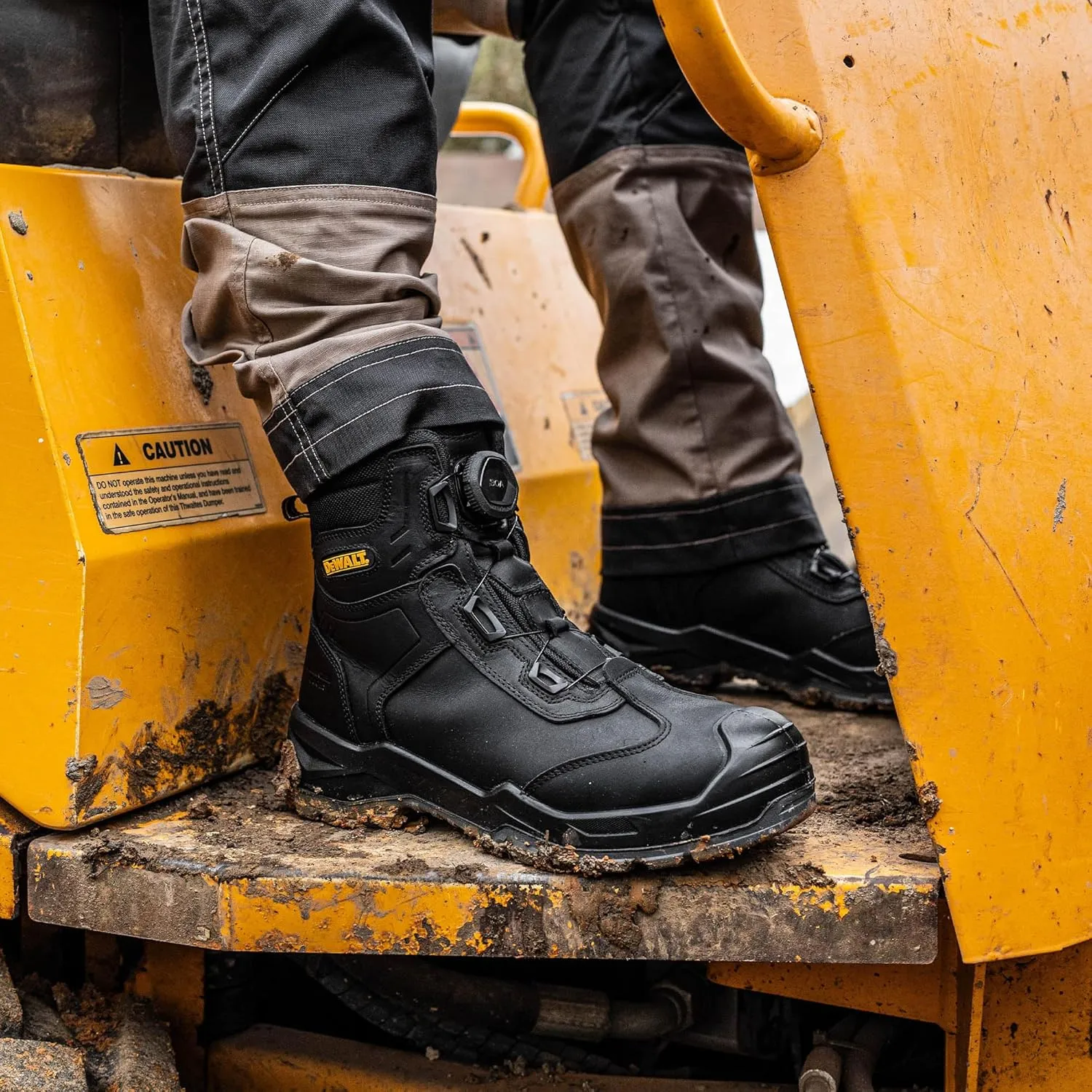 DEWALT Richardson Men's BOA Fit System, Nubuck Leather, Water Resistant, Wide Fit, Steel Toe, Safety Work Boot
