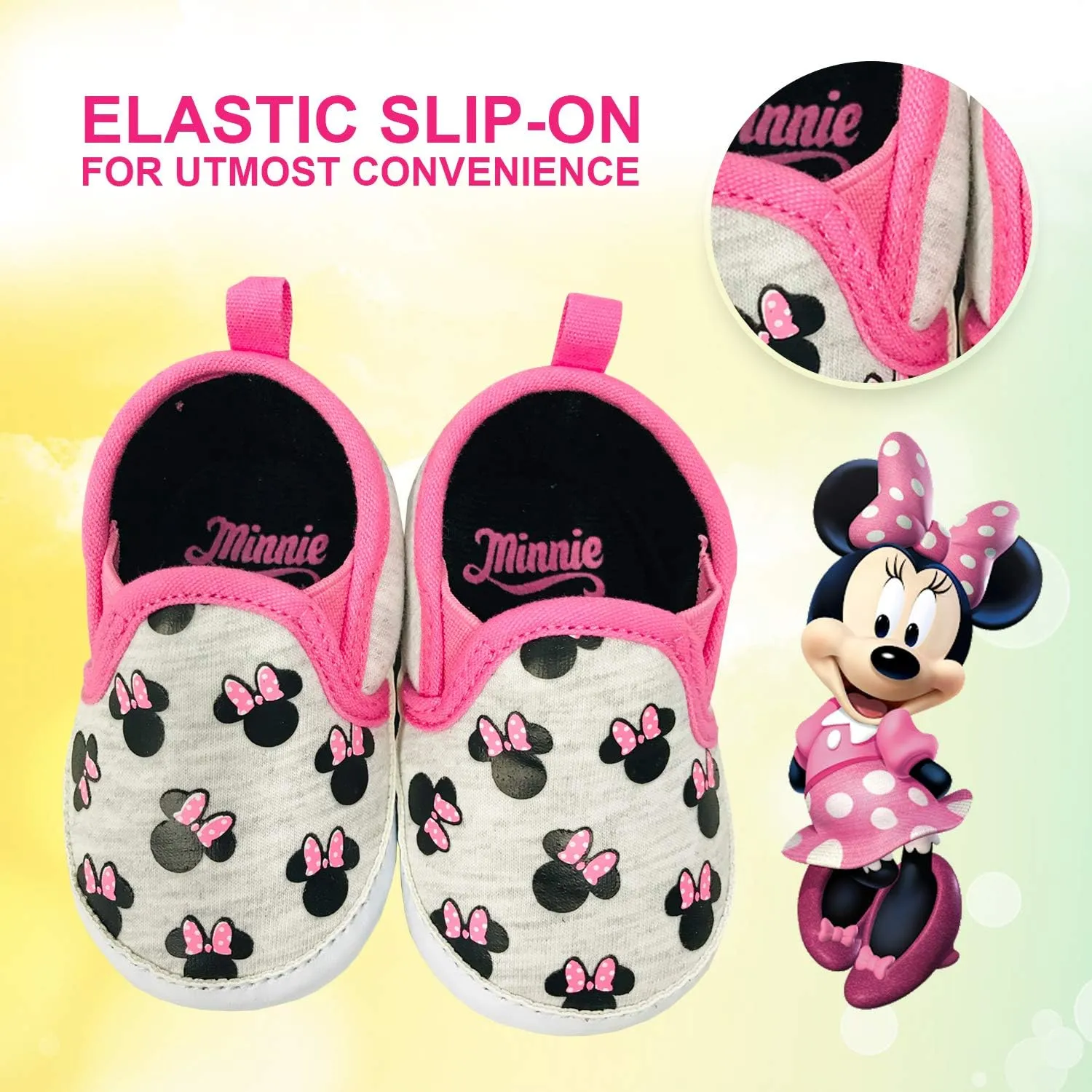 Disney Mickey Mouse Red and Black Infant Shoes