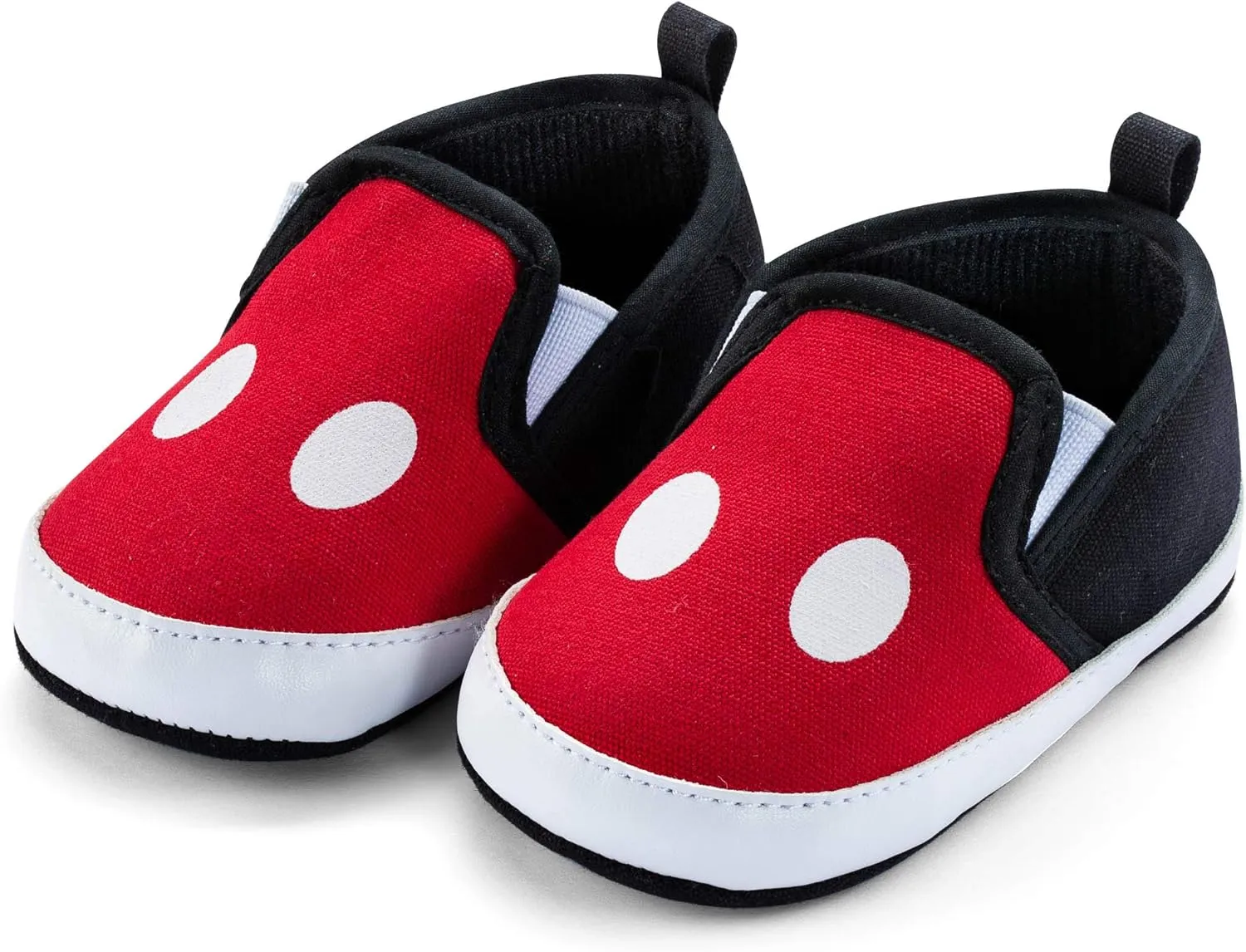Disney Mickey Mouse Red and Black Infant Shoes