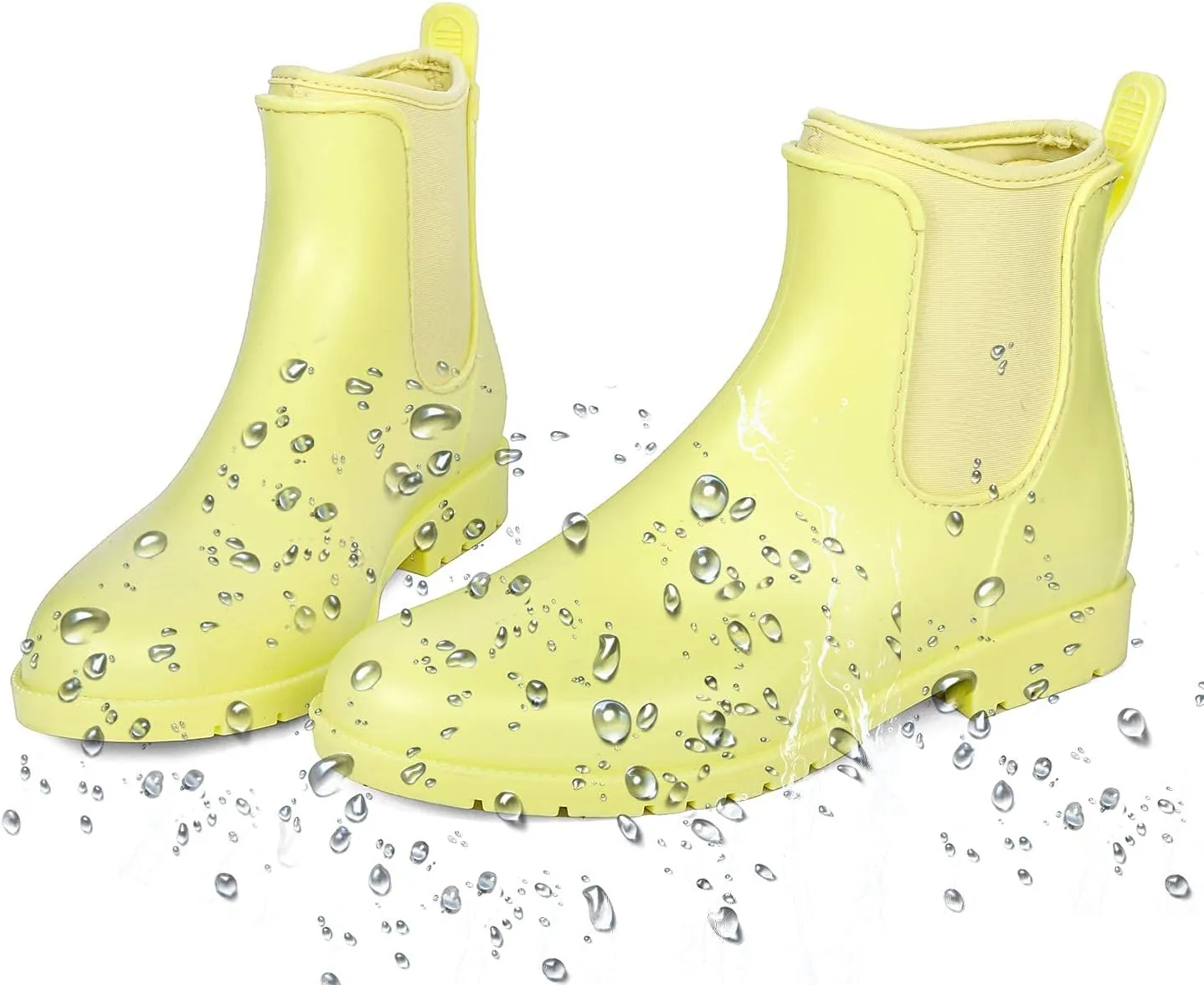 DKSUKO Snow Women's Warm Chelsea Ankle Winter Rain Boots