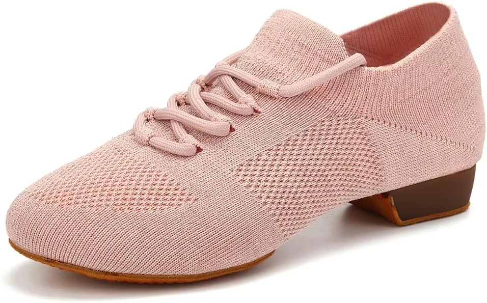 DKZSYIM Women's Standard Practice Social Dance Shoes Modern Jazz Ballroom Performance Pratice Dancing Shoes,Model SSZZX