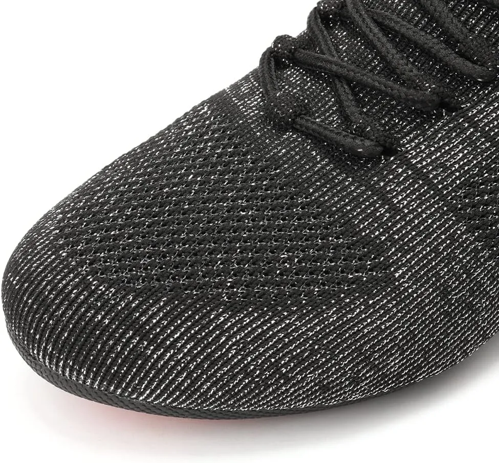 DKZSYIM Women's Standard Practice Social Dance Shoes Modern Jazz Ballroom Performance Pratice Dancing Shoes,Model SSZZX