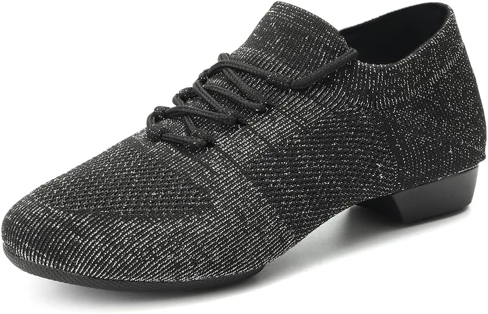 DKZSYIM Women's Standard Practice Social Dance Shoes Modern Jazz Ballroom Performance Pratice Dancing Shoes,Model SSZZX