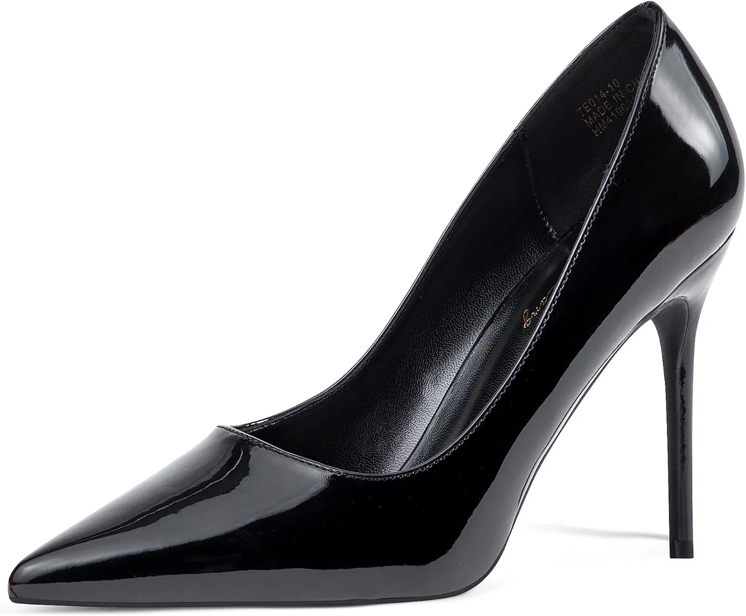 Elisabet Tang High Heels, Womens Pointed Toe Slip on Stilettos Party Wedding Pumps Basic Shoes