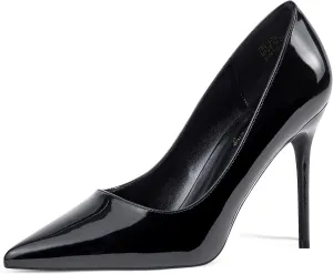 Elisabet Tang High Heels, Womens Pointed Toe Slip on Stilettos Party Wedding Pumps Basic Shoes