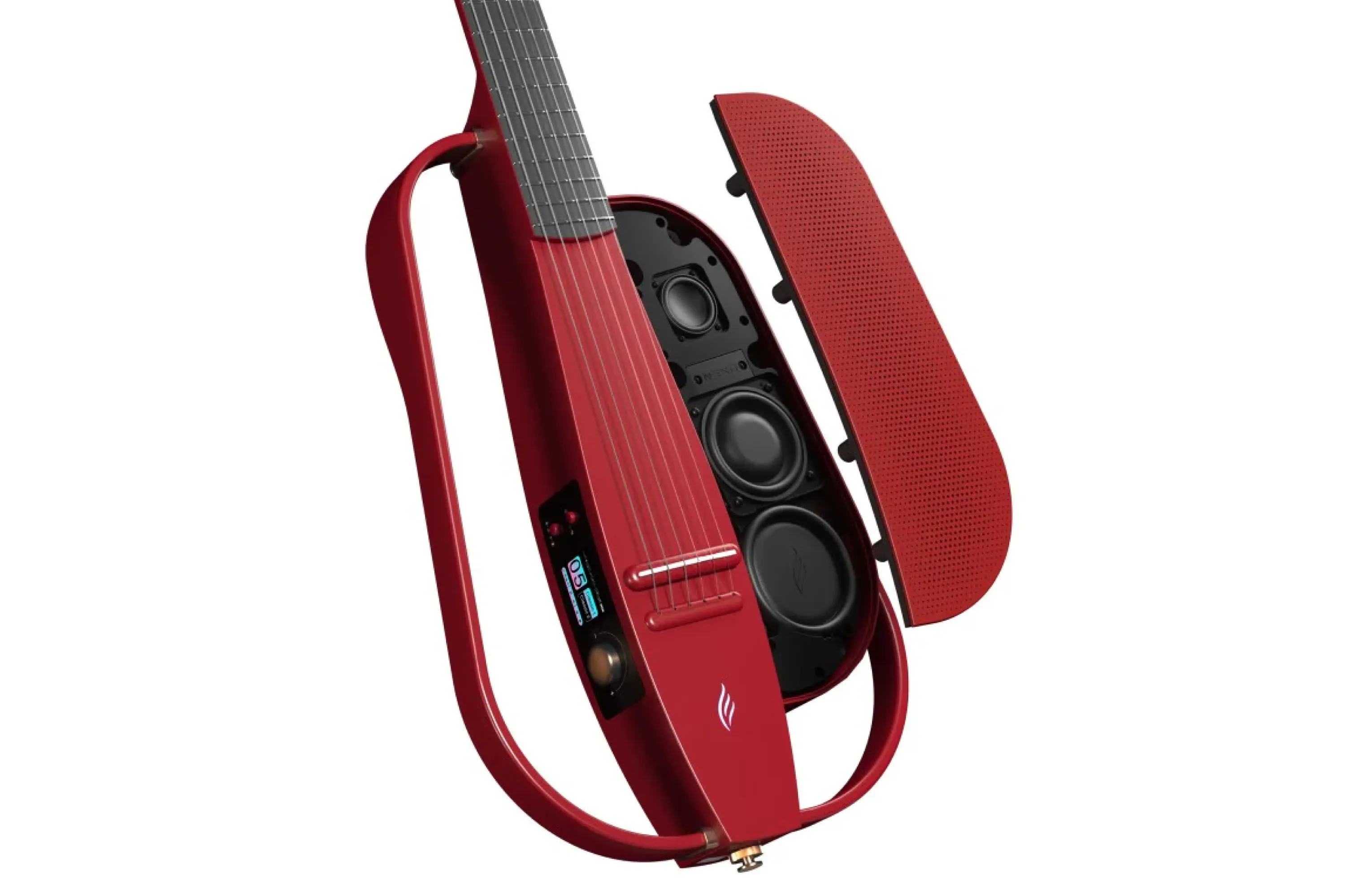 Enya NEXG 2N Carbon Fiber Smart Audio Guitar - Red