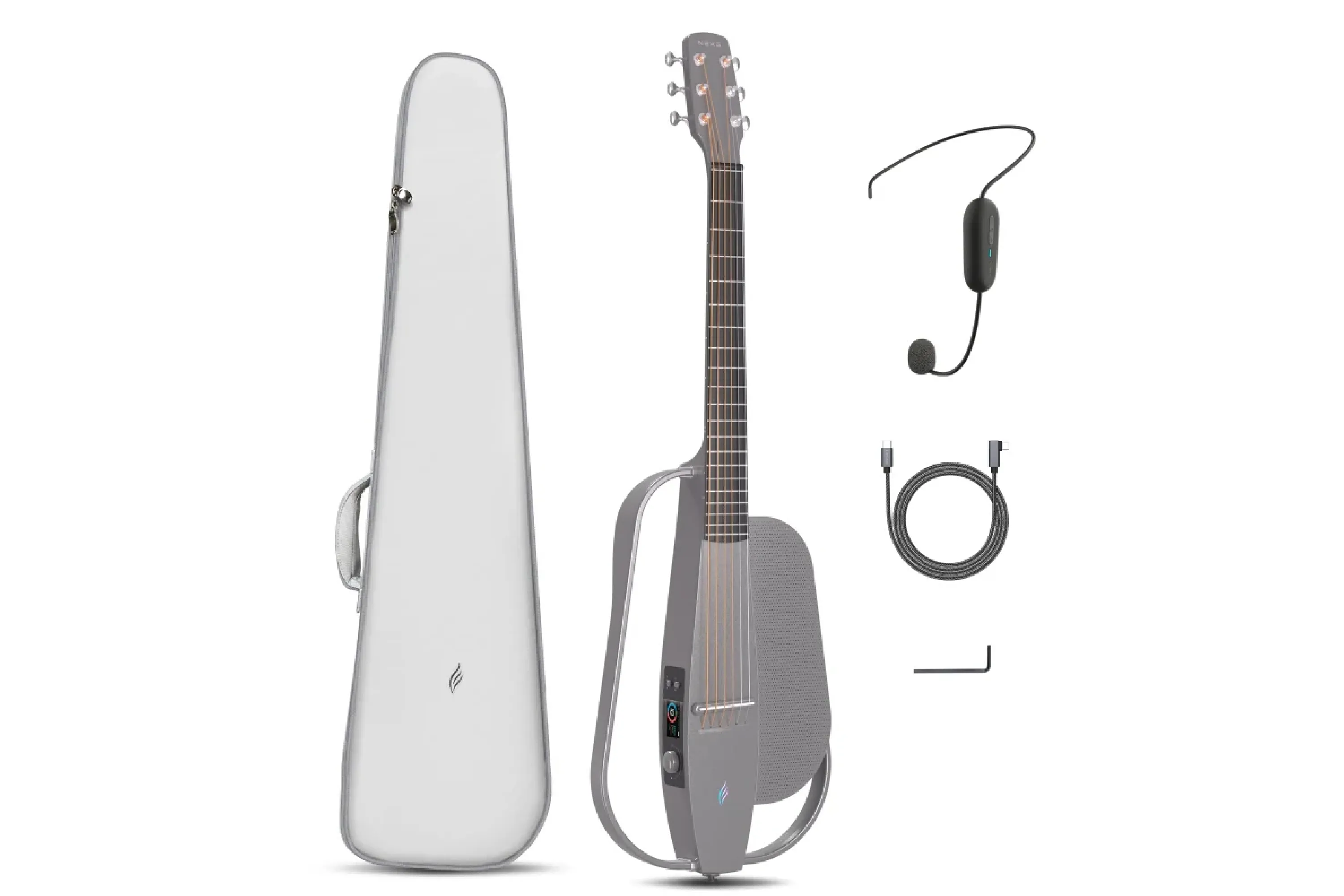 Enya NEXG SE Carbon Fiber Smart Audio Guitar - Grey
