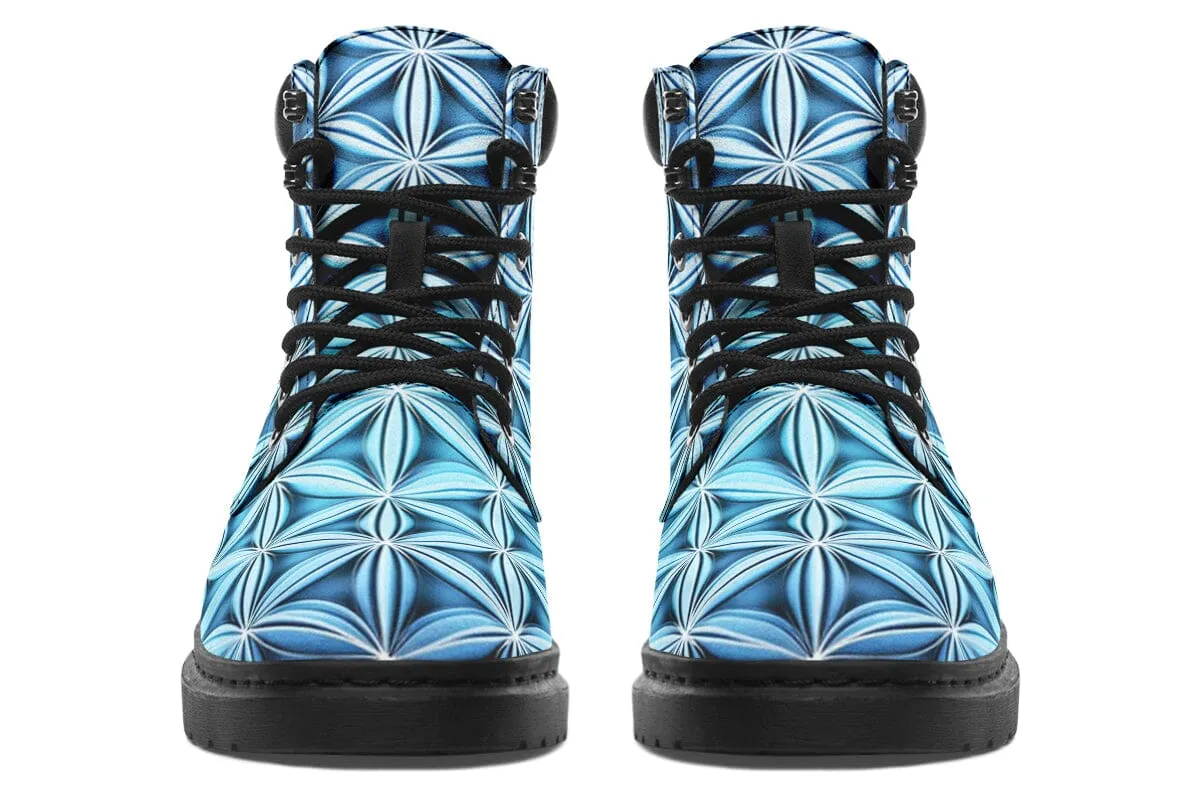Flower Life Igloo Blue Classic Vibe Boots