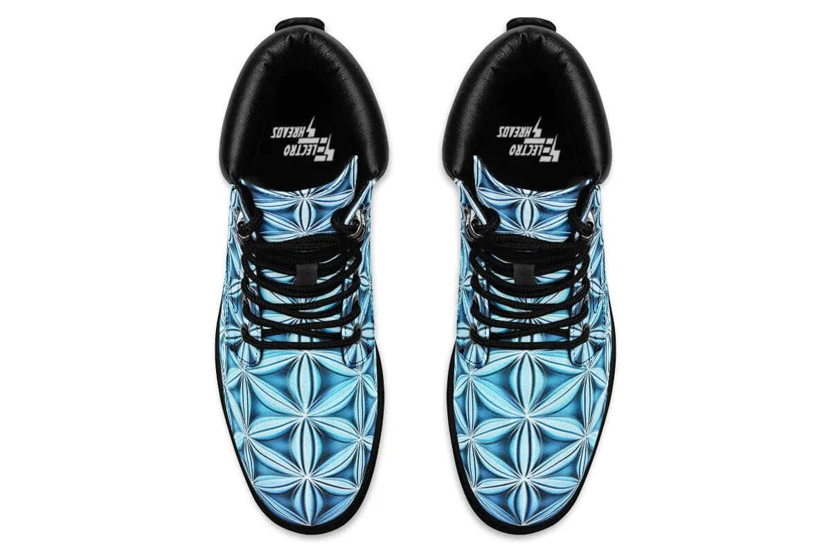 Flower Life Igloo Blue Classic Vibe Boots