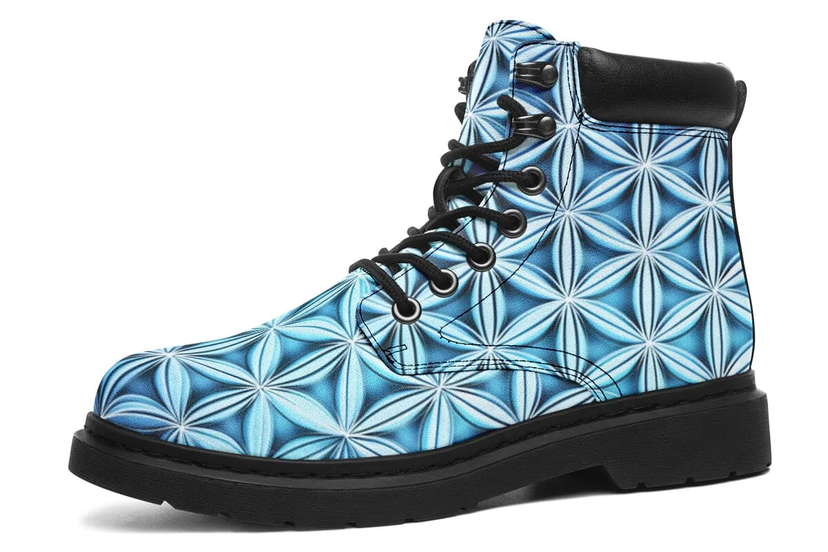 Flower Life Igloo Blue Classic Vibe Boots