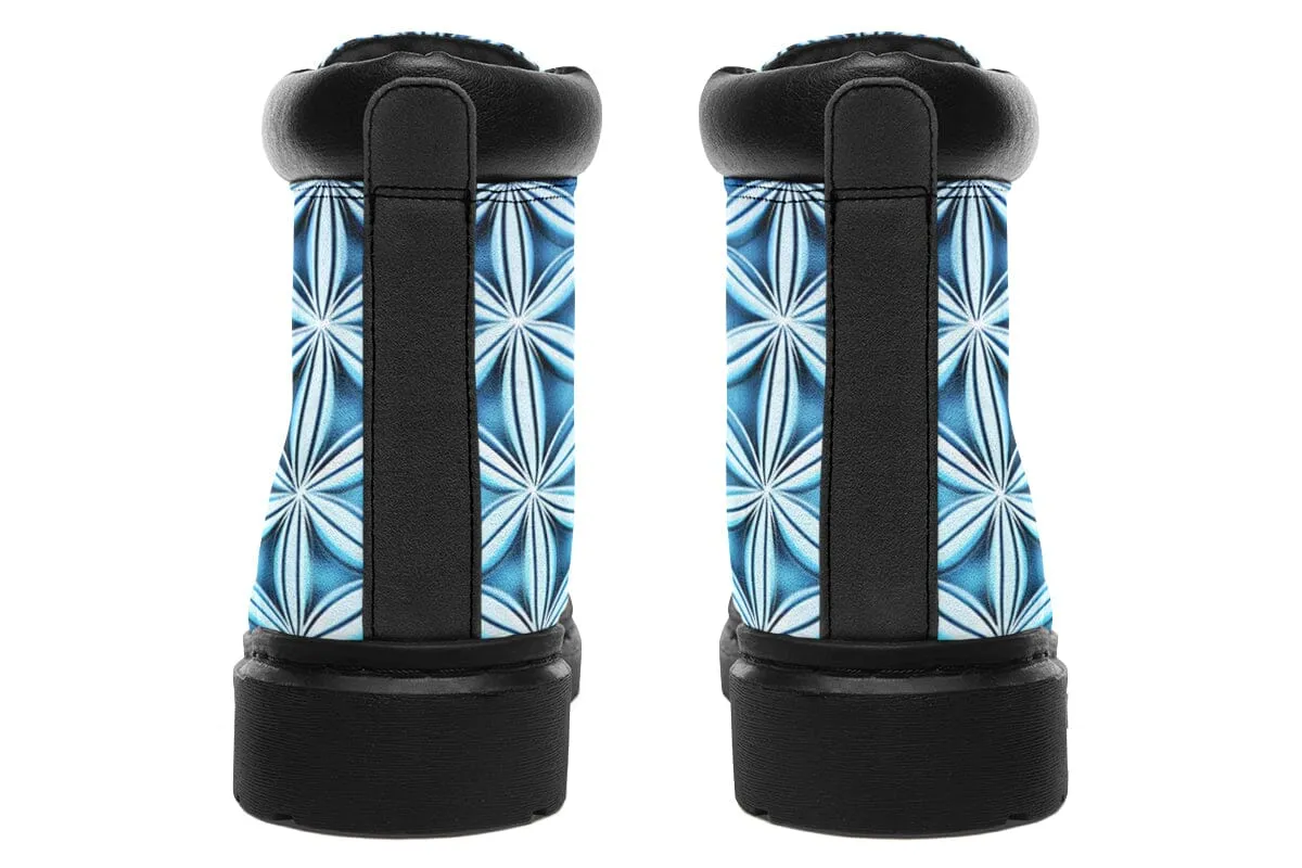 Flower Life Igloo Blue Classic Vibe Boots