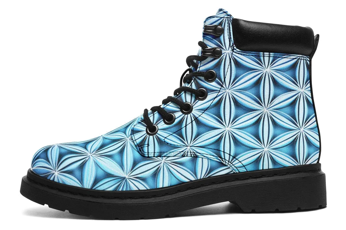 Flower Life Igloo Blue Classic Vibe Boots