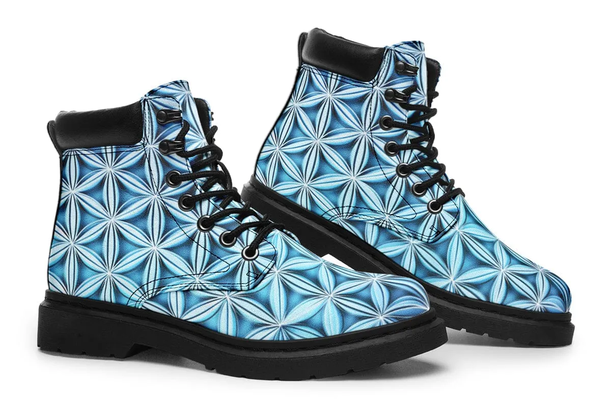 Flower Life Igloo Blue Classic Vibe Boots