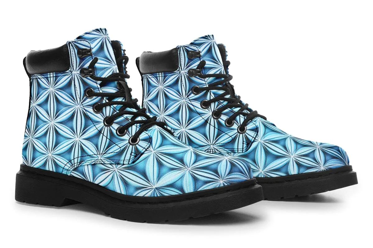 Flower Life Igloo Blue Classic Vibe Boots