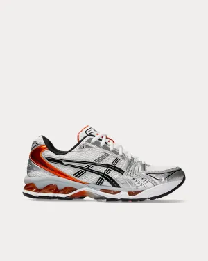 Gel-Kayano 14 White / Piquant Orange Low Top Sneakers