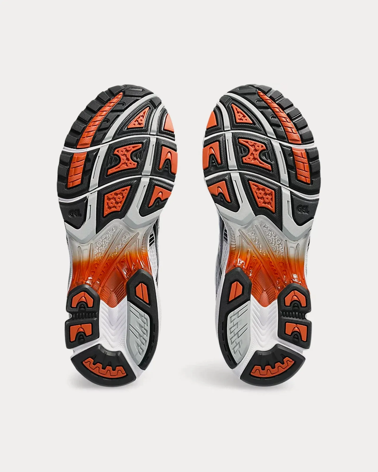 Gel-Kayano 14 White / Piquant Orange Low Top Sneakers