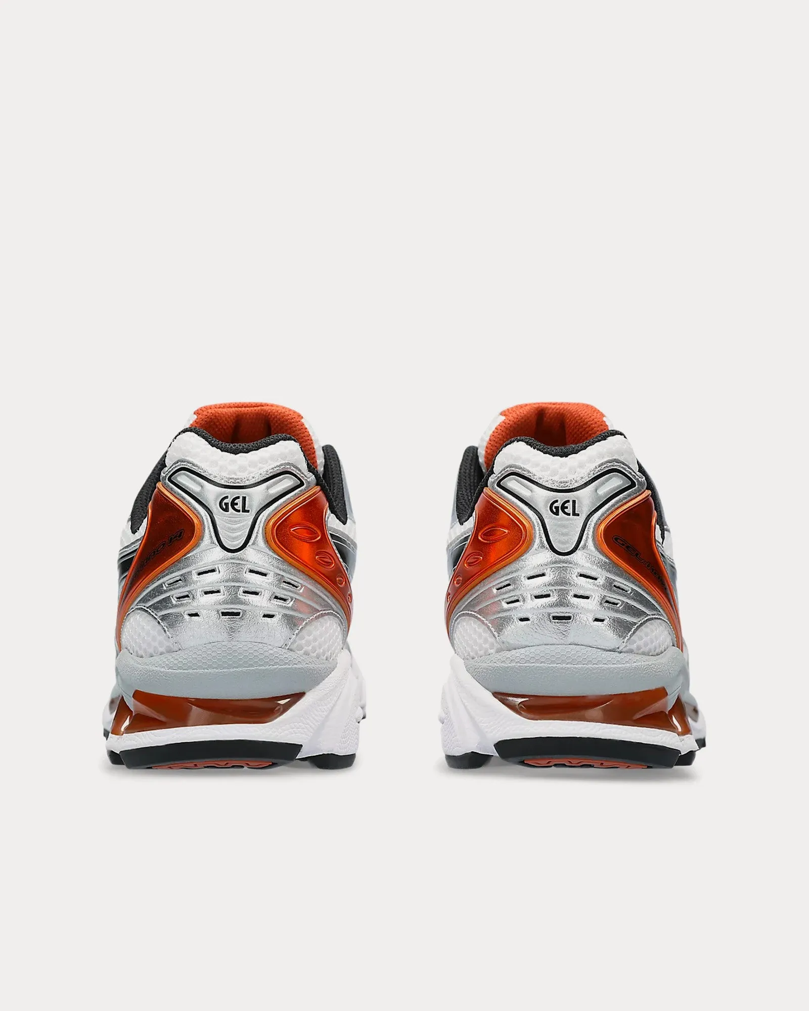 Gel-Kayano 14 White / Piquant Orange Low Top Sneakers