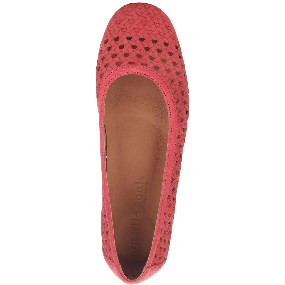 Gentle Souls by Kenneth Cole Womens Eugene Travel Leather Ballet Flats