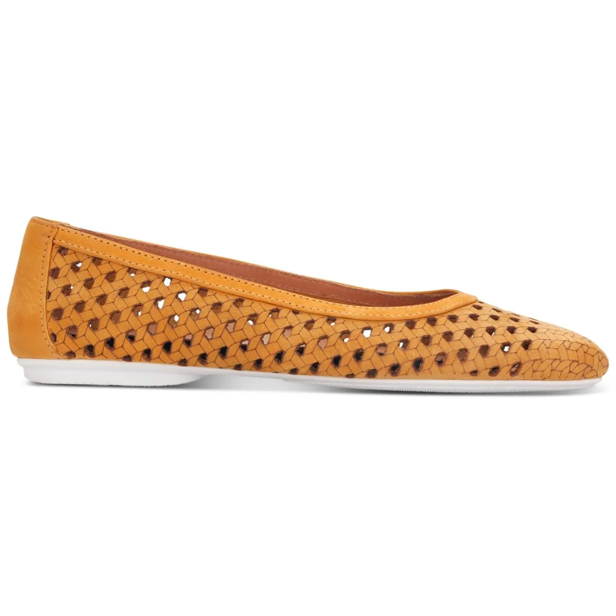 Gentle Souls by Kenneth Cole Womens Eugene Travel Suede Slip On Ballet Flats