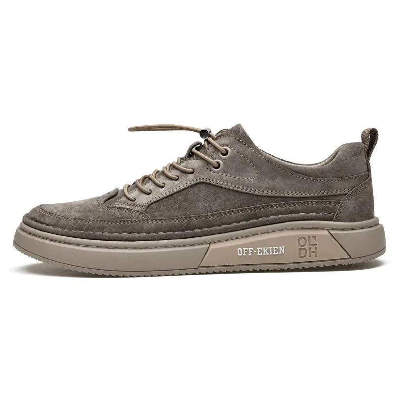 Genuine Suede Leather Sneakers Runners Casual Shoes