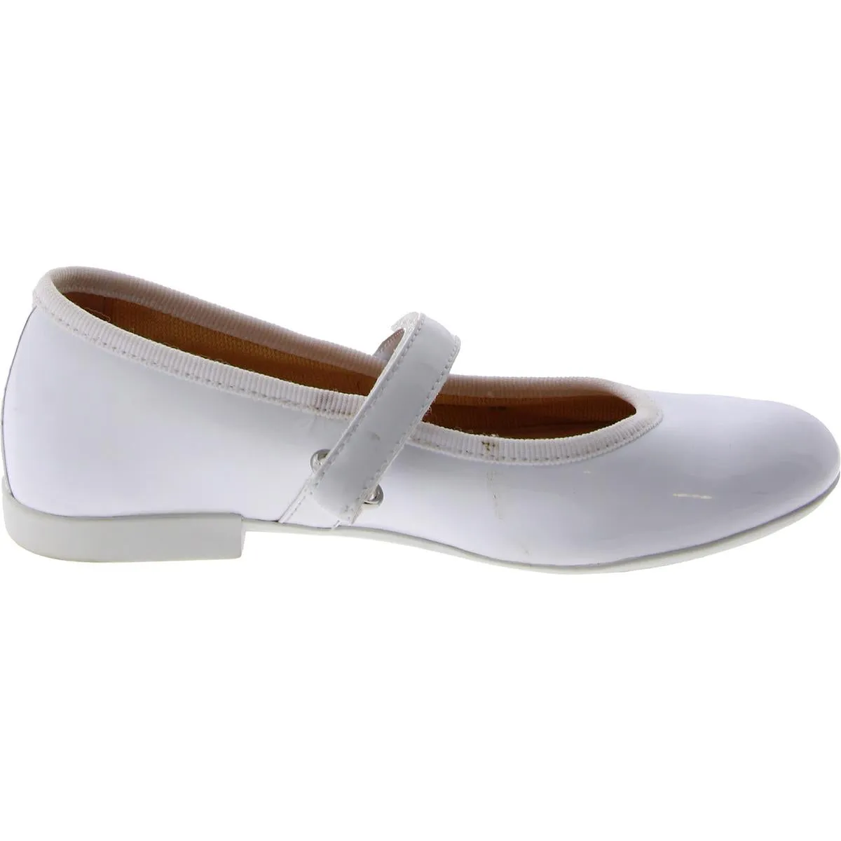 Geox Respira Girls Patent Flat Ballet Flats