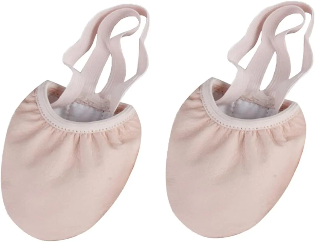 GLEAVI 2 Pairs Pantumblas De Mujer Shoes for Women Flats Womens House Slippers Zapatilla De Mujer Slippers for Women Contemporary Ballet Thong for Women Half Aldult Pointe Shoes
