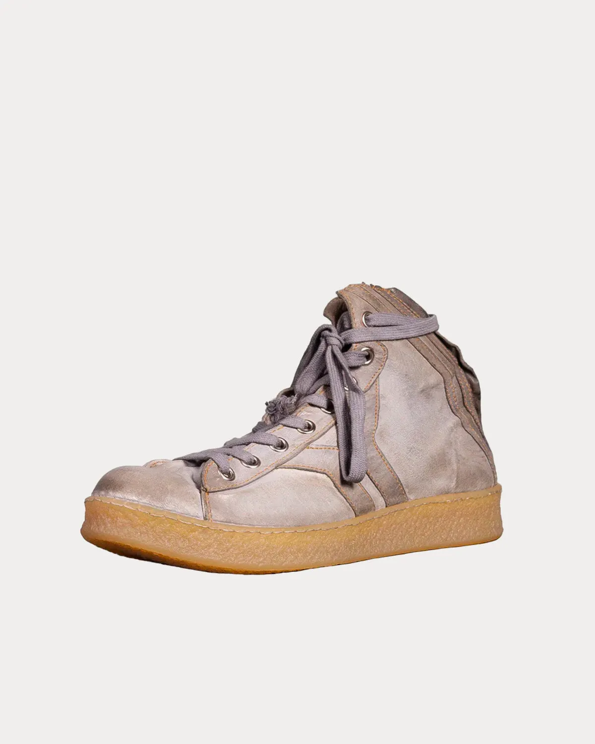 Grit String Mid Top Sneakers