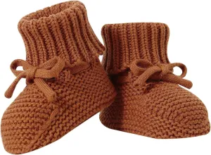 Hadetoto Baby Booties Newborn First Walkers Cozy Shoes Warm Knit Soft Booties for Toddler Infant Boy Girl