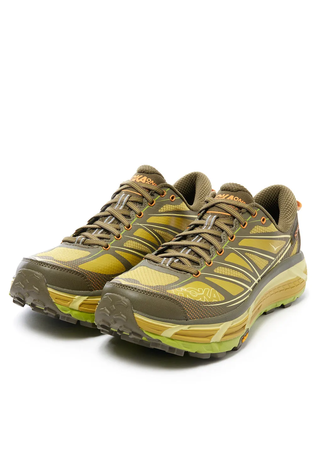 Hoka Mafate Speed 2 trainers - Dark Olive / Golden Lichen