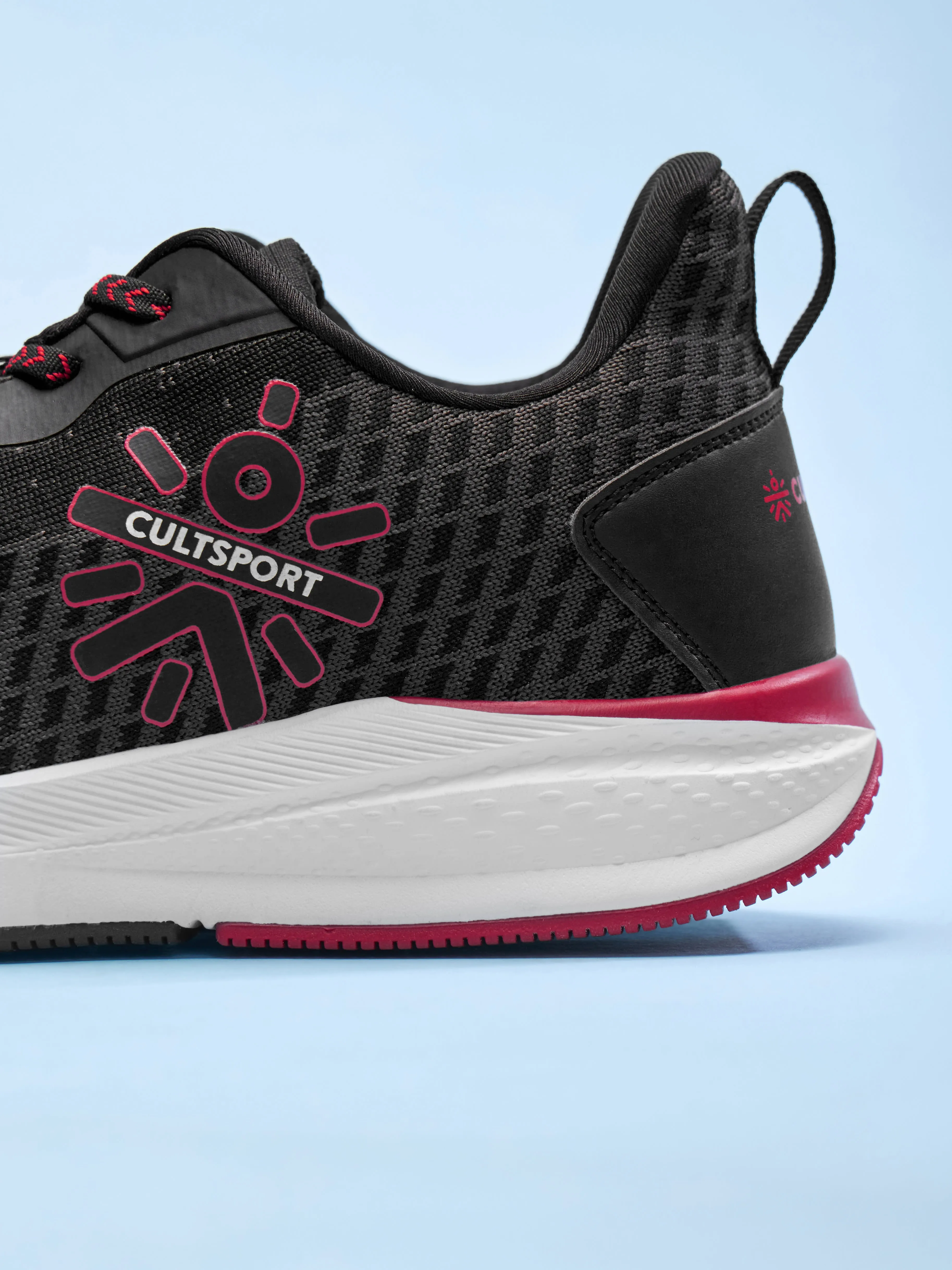 Hustle Men Running Shoes - Black