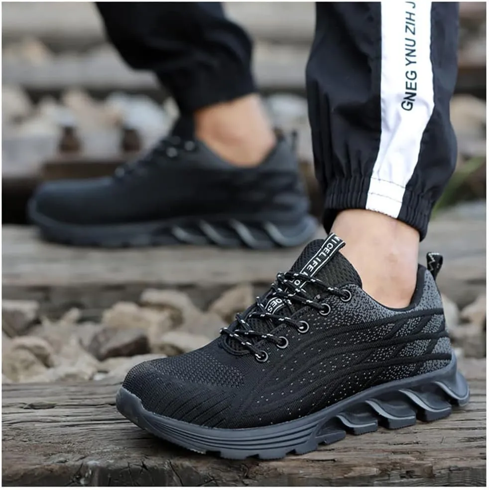 Indestructible Shoes for Women,for Industrial & Construction Site, Drivers, Factories, Kitchens, Gas Stations,