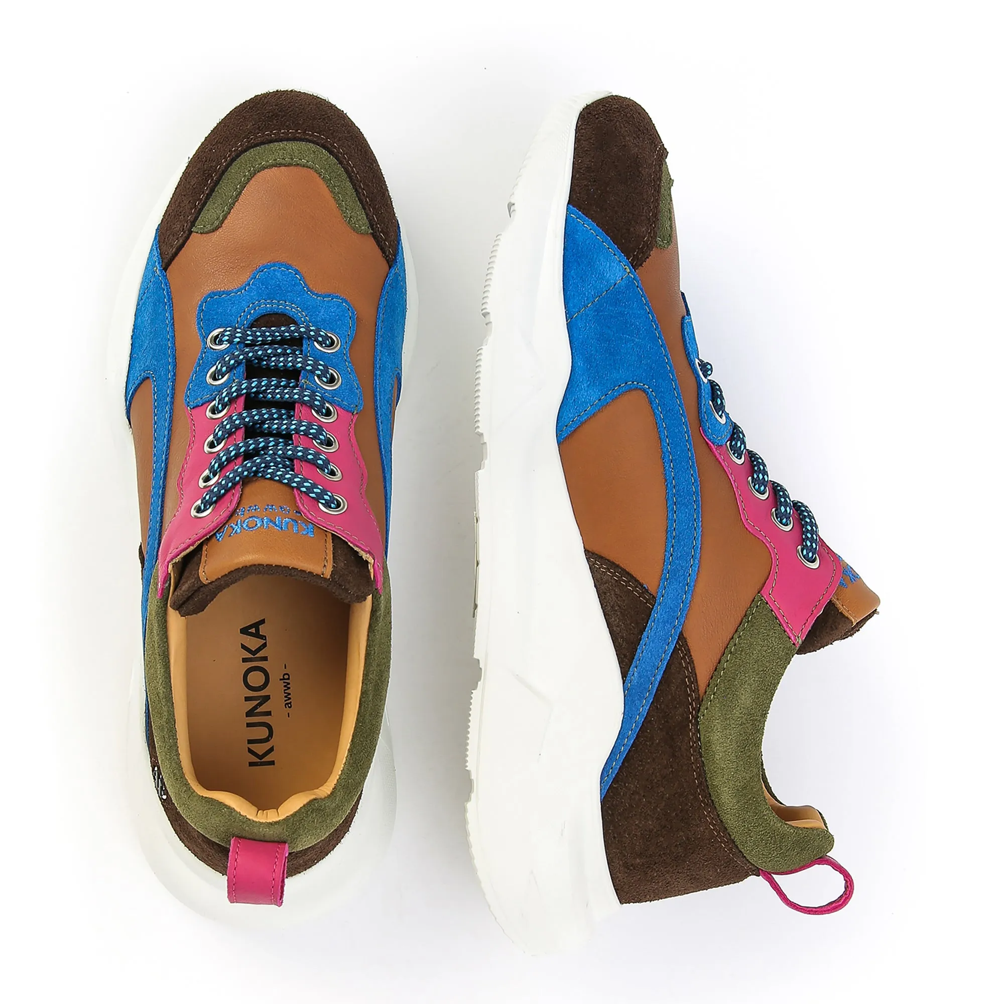 IZZI platform sneaker - castor