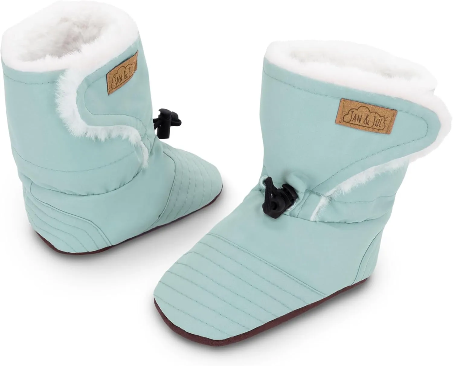 JAN & JUL Faux Fur Lined Winter Booties for Babies and Toddlers