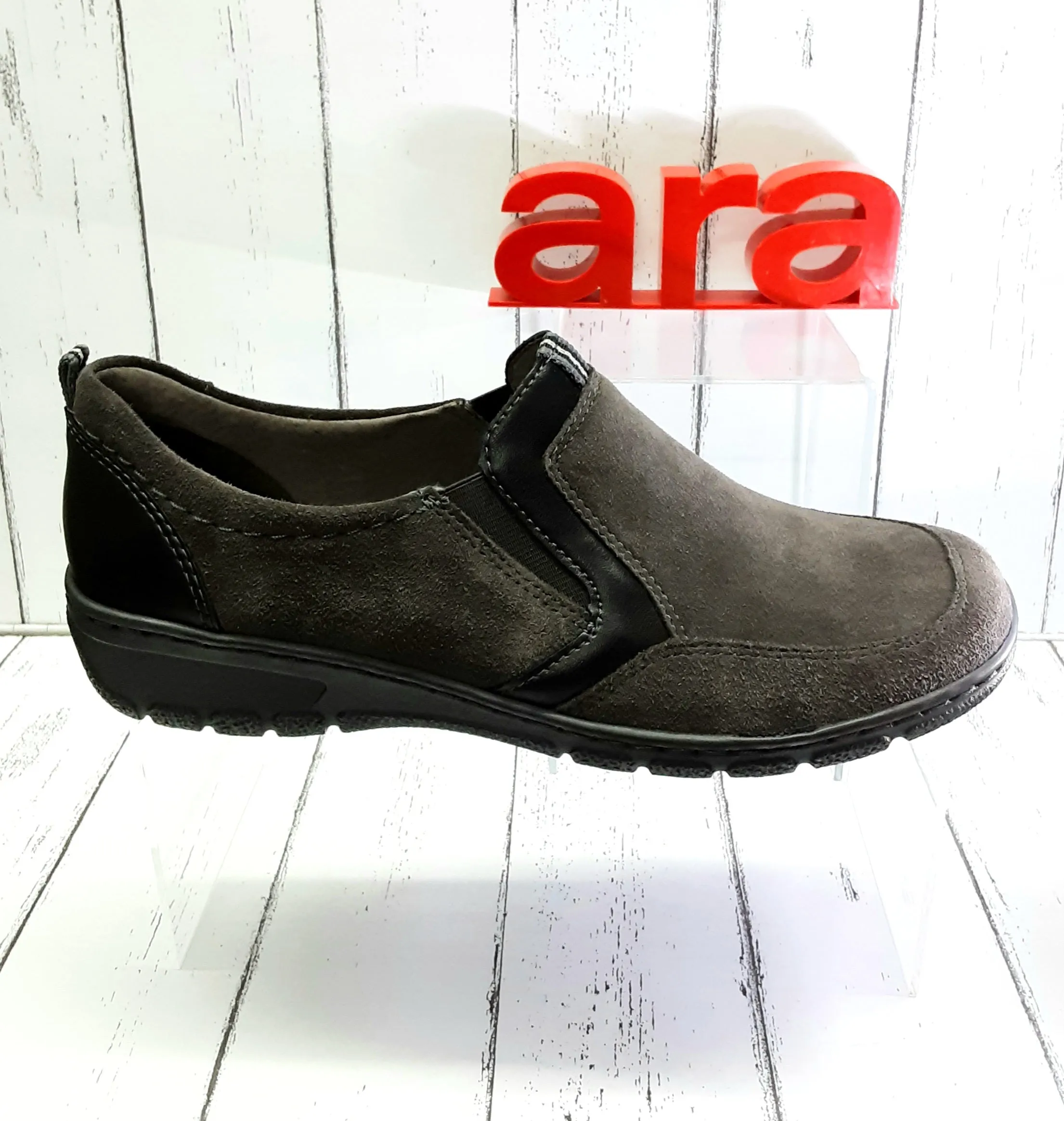 JENNY ARA - 22-68407 05H - SLIP ON SHOE - Suede - Grey