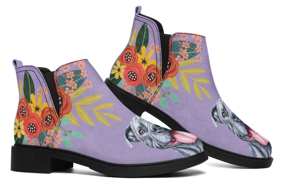 Joyful Grey Pitbull Neat Vibe Boots