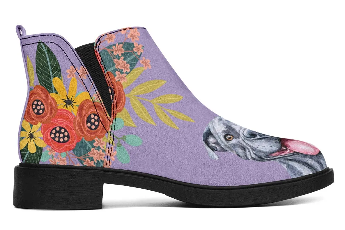 Joyful Grey Pitbull Neat Vibe Boots