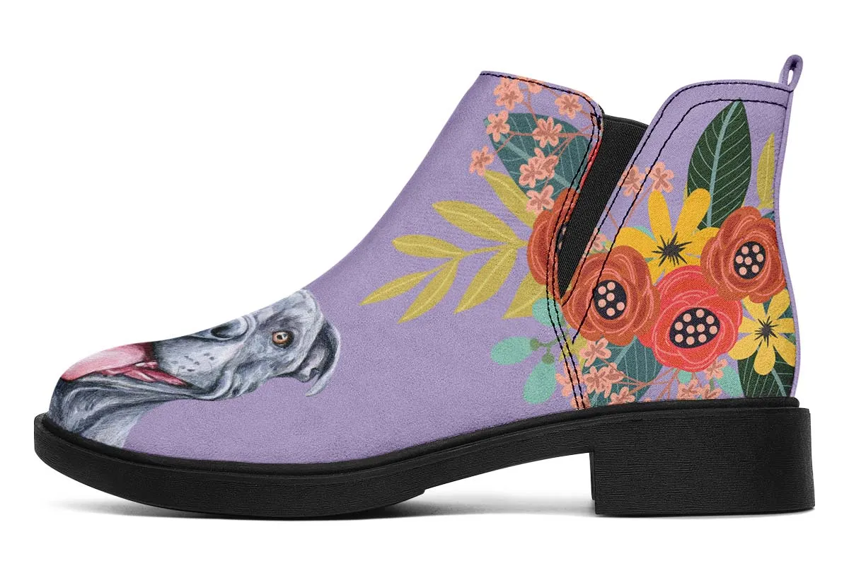 Joyful Grey Pitbull Neat Vibe Boots
