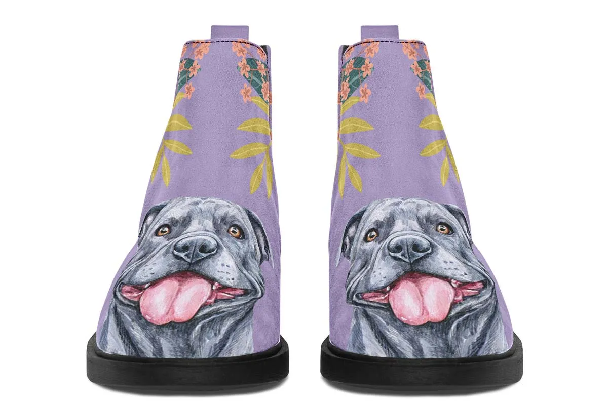 Joyful Grey Pitbull Neat Vibe Boots
