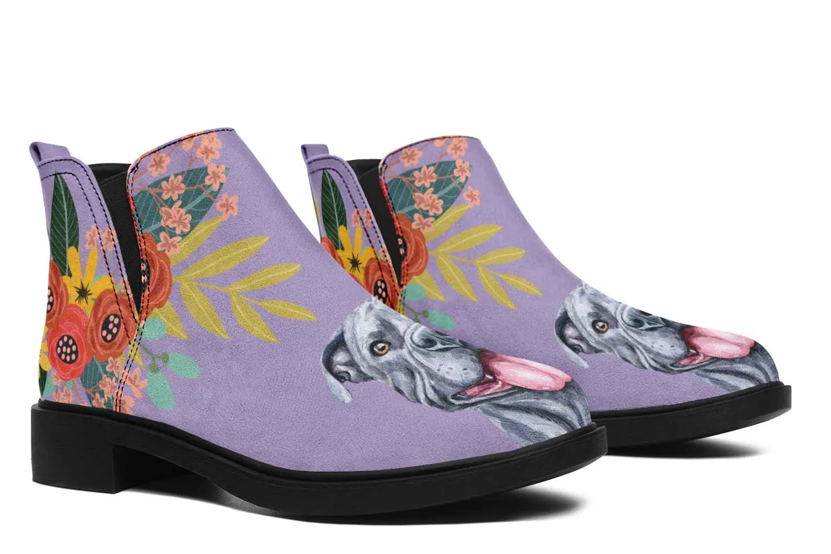 Joyful Grey Pitbull Neat Vibe Boots