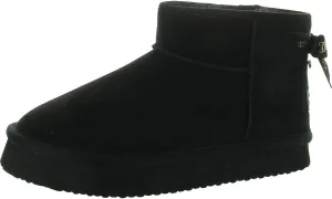 Juicy Couture Women Slip On Winter Boots Warm Microsuede Insulated Fashion Ankle Booties Outdoor Snow Boot-Olden