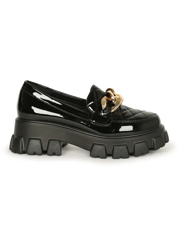 Kelly Patent Loafers