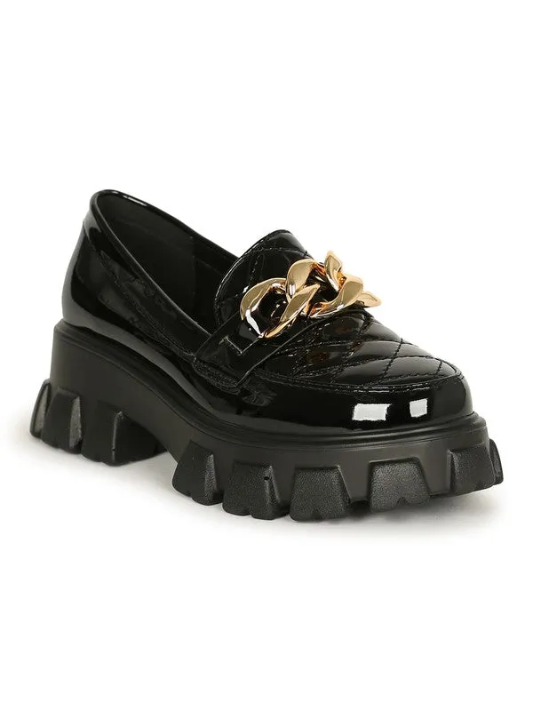 Kelly Patent Loafers