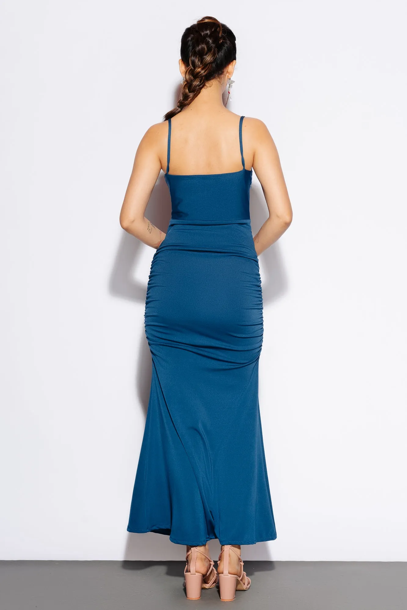 Kendall Corset Blue Dress
