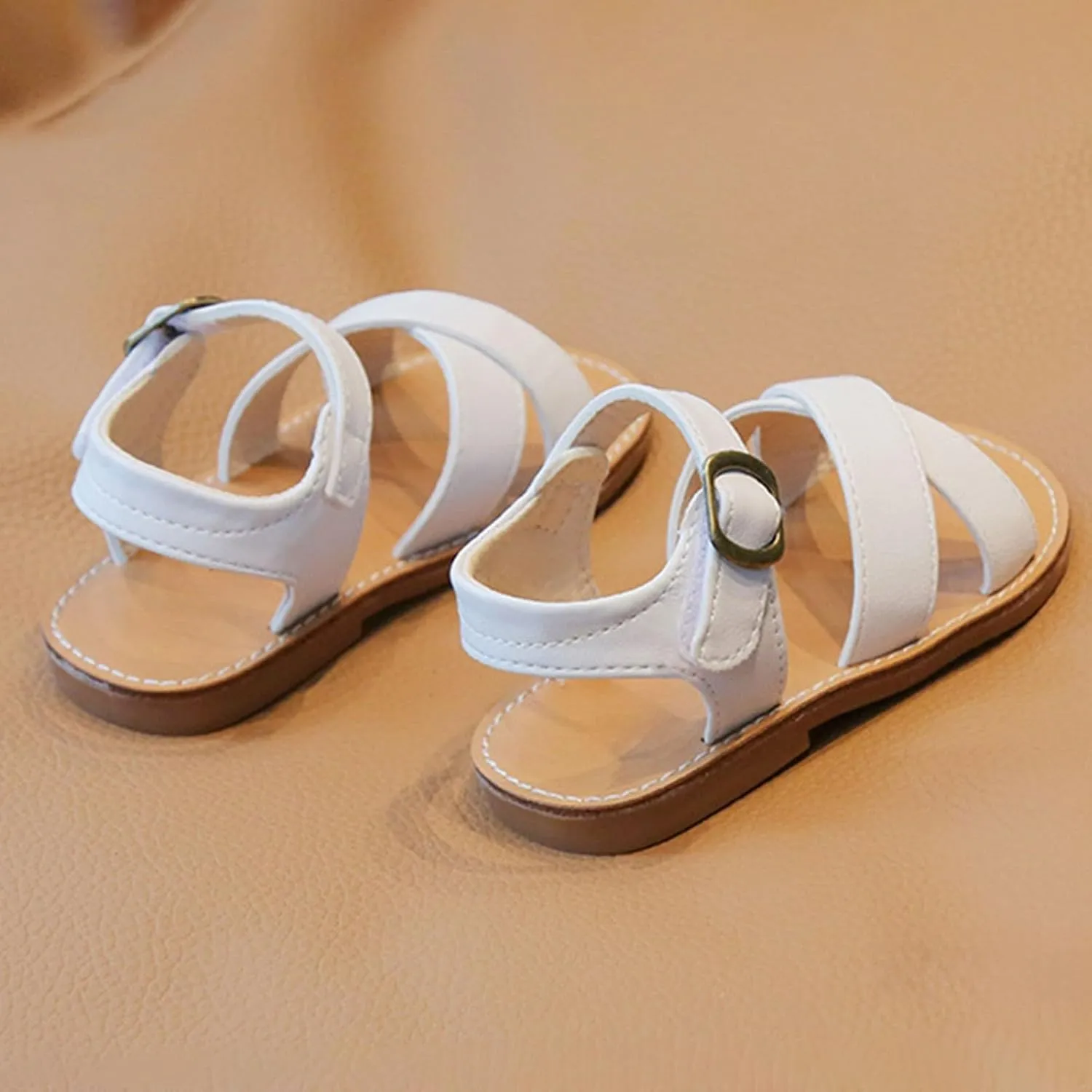 Kids Children Girls Open Toed Beach Shoes Soft Soled Non Slip Sandals Girls Size 3 Sandals White Girl
